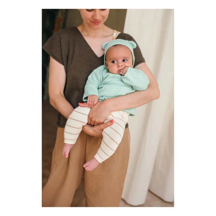 Bayiri Legging Tricot Coton Bio  | Ecru