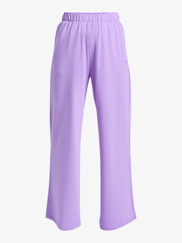 Surfing By Sunlight Pantalon de jogging à jambes larges Violet Femme