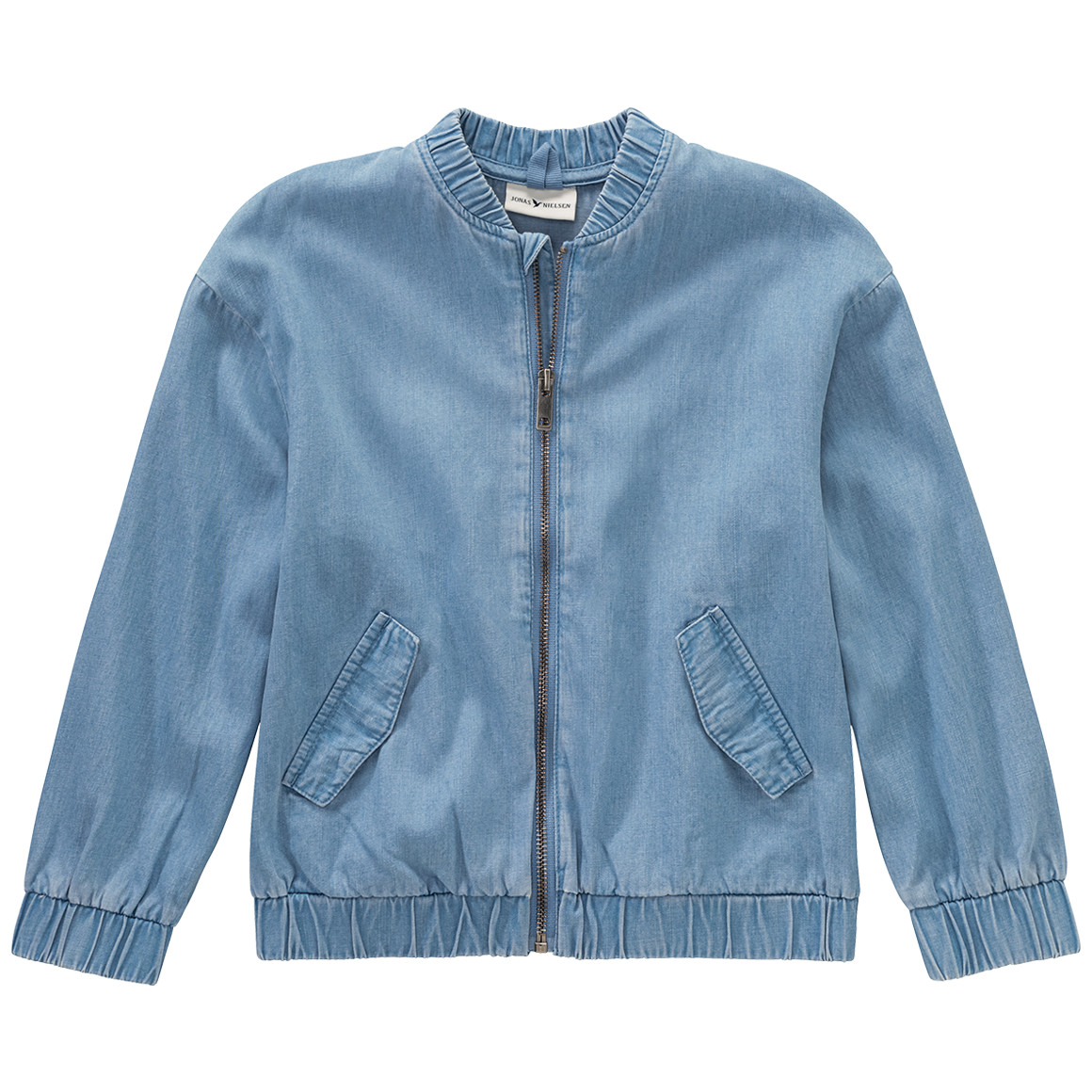 Jonas Nielsen Mädchen Blouson in Denim-Optik hellblau