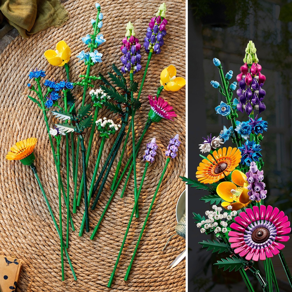 LEGO Icons 10313 Botanische Kollektion Wildblumenstrauß Blumenset