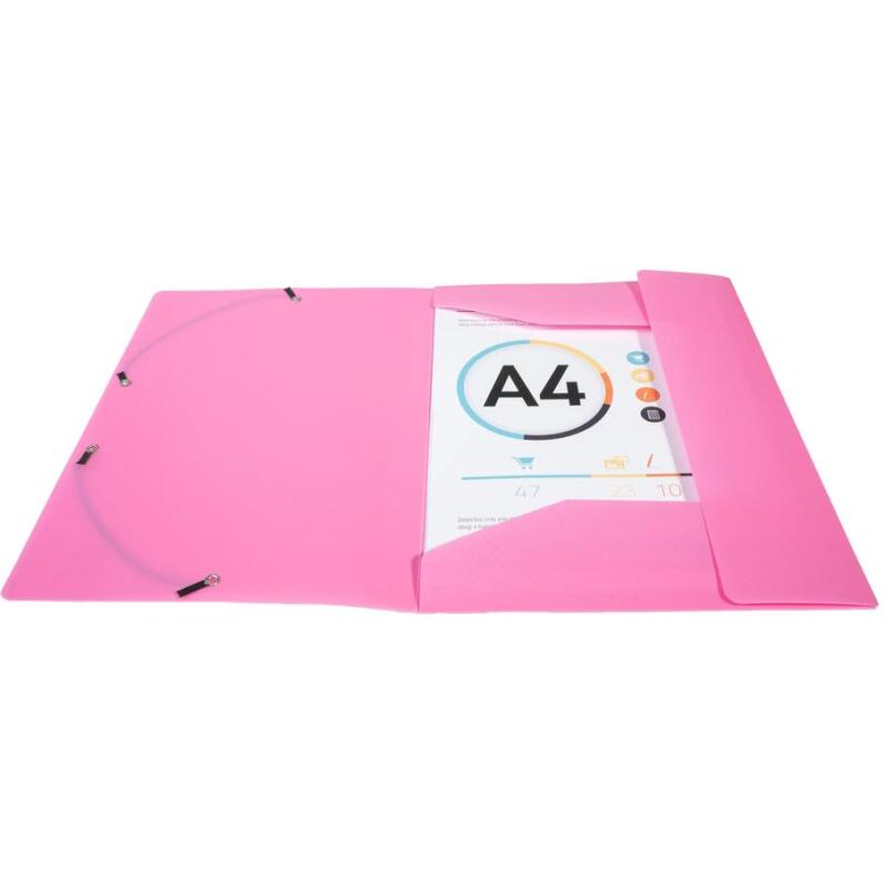 Chemise à élastiques 3 rabats PP OPAK - A4