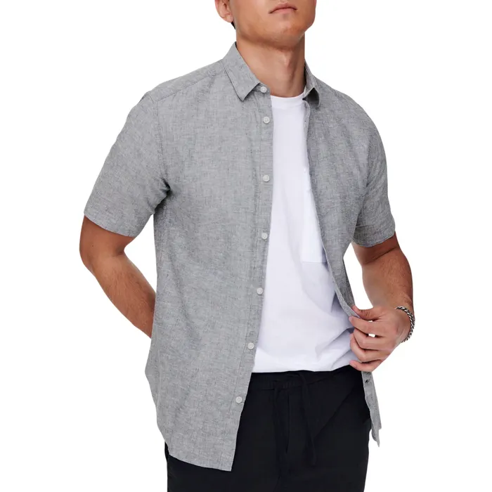 Only & Sons Caiden Solid Linen Overhemd Heren
