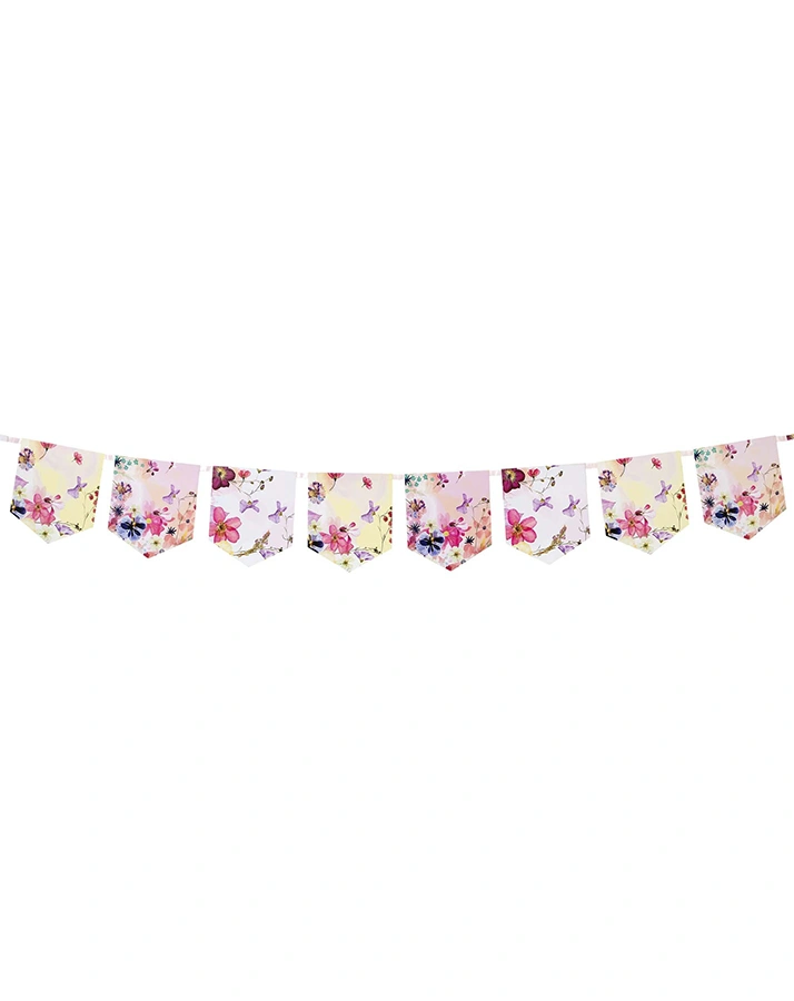Girlande BLOSSOM GIRLS (3m) in bunt