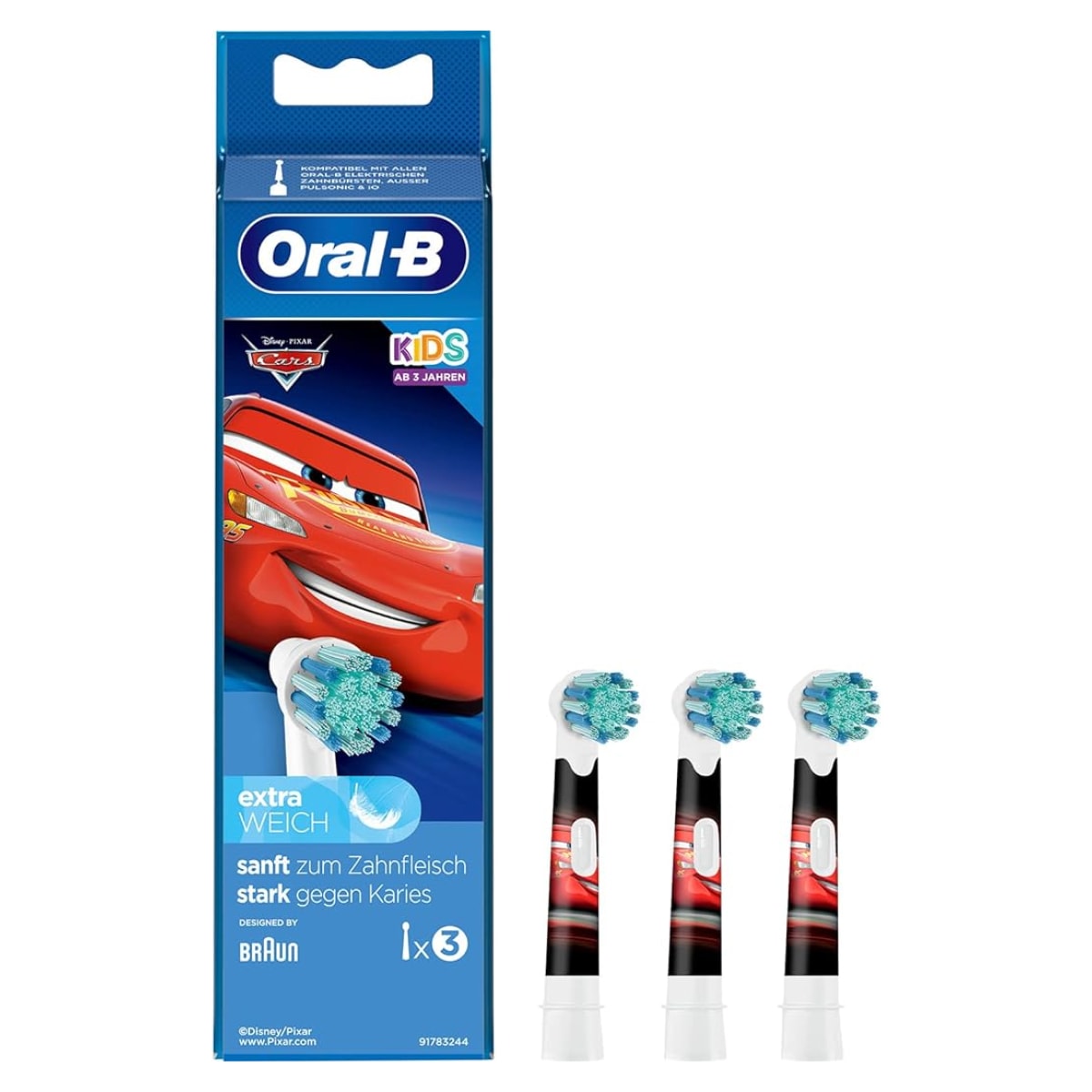 Oral-B Aufsteckbürsten EB10S-3 Stages Power Cars