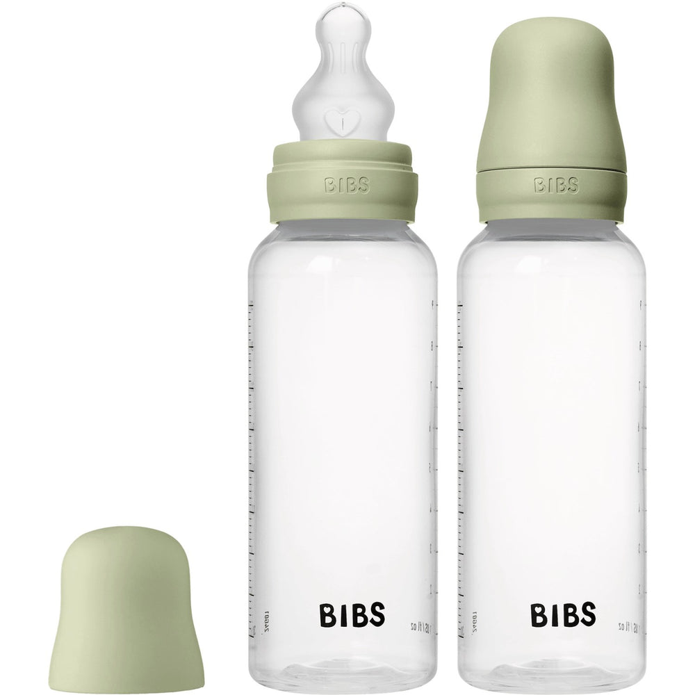 Køb Bibs Sage Baby Flaske Round Silikone 2-Pak 270 Ml Medium Flow