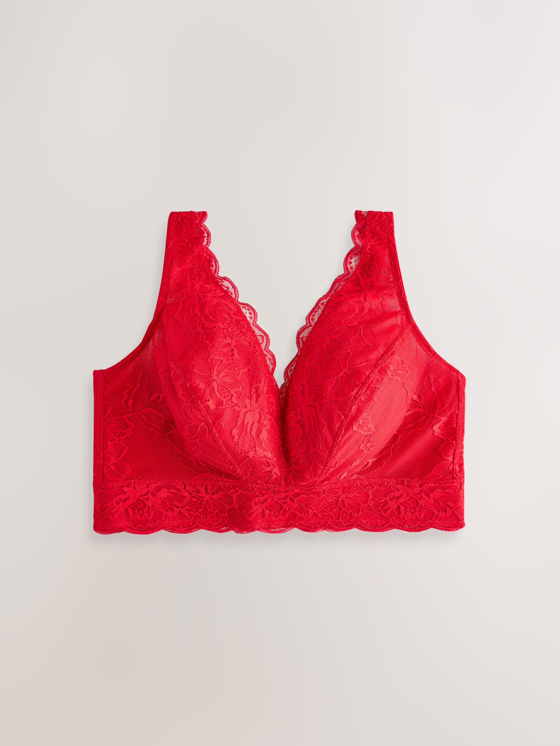 Rood - Total Support Lace Bra