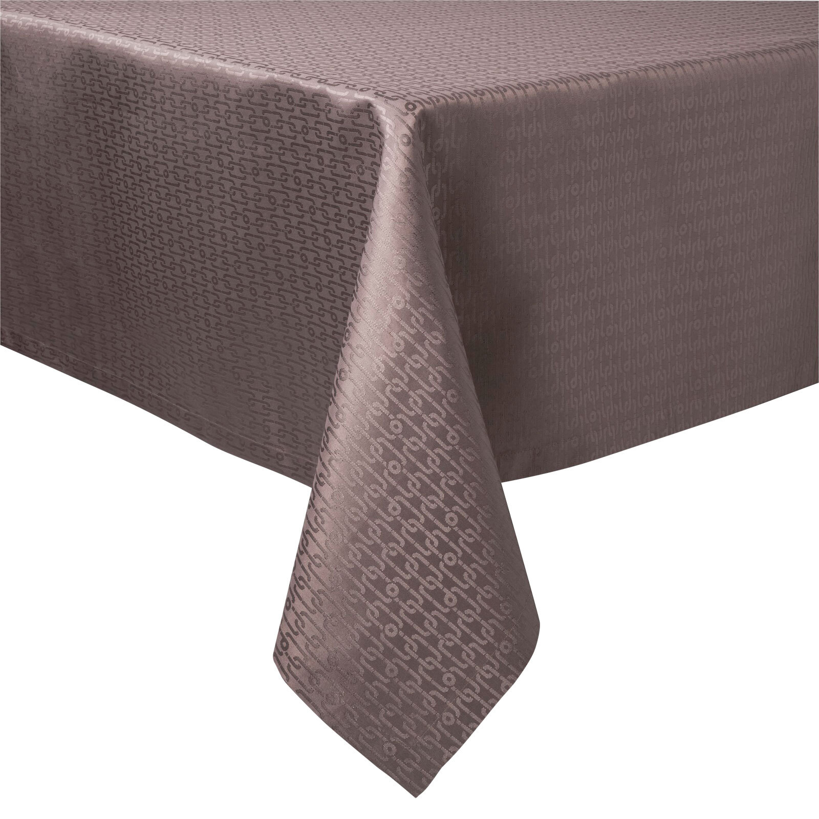 JOOP! Tischdecke CHAINS ALLOVER 140 x 270 cm taupebraun