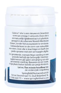Springfield NourSea Calanus Olie Softgels 60SG