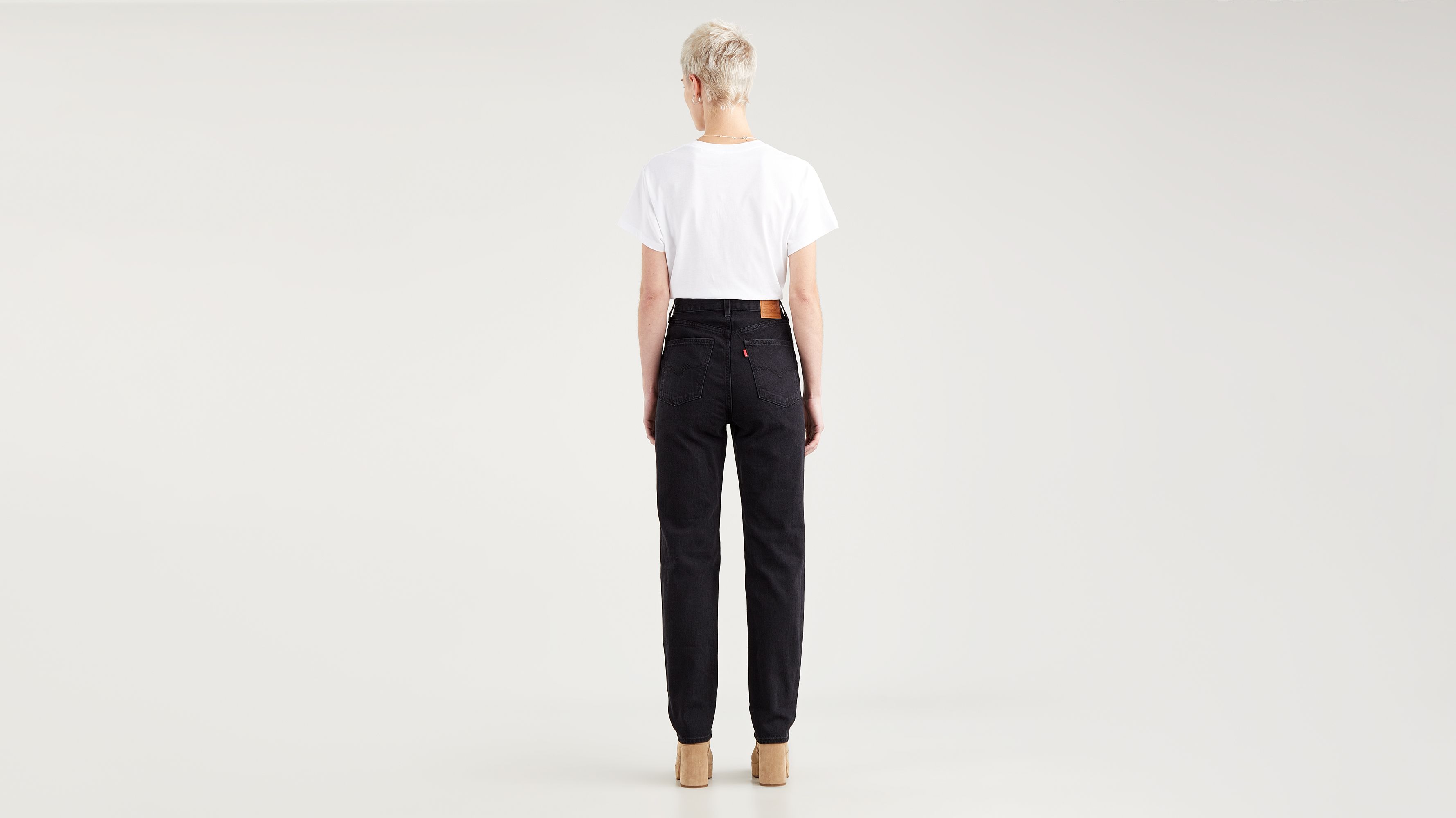 Jean droit taille haute ’70 slim - Trainwreck - Noir