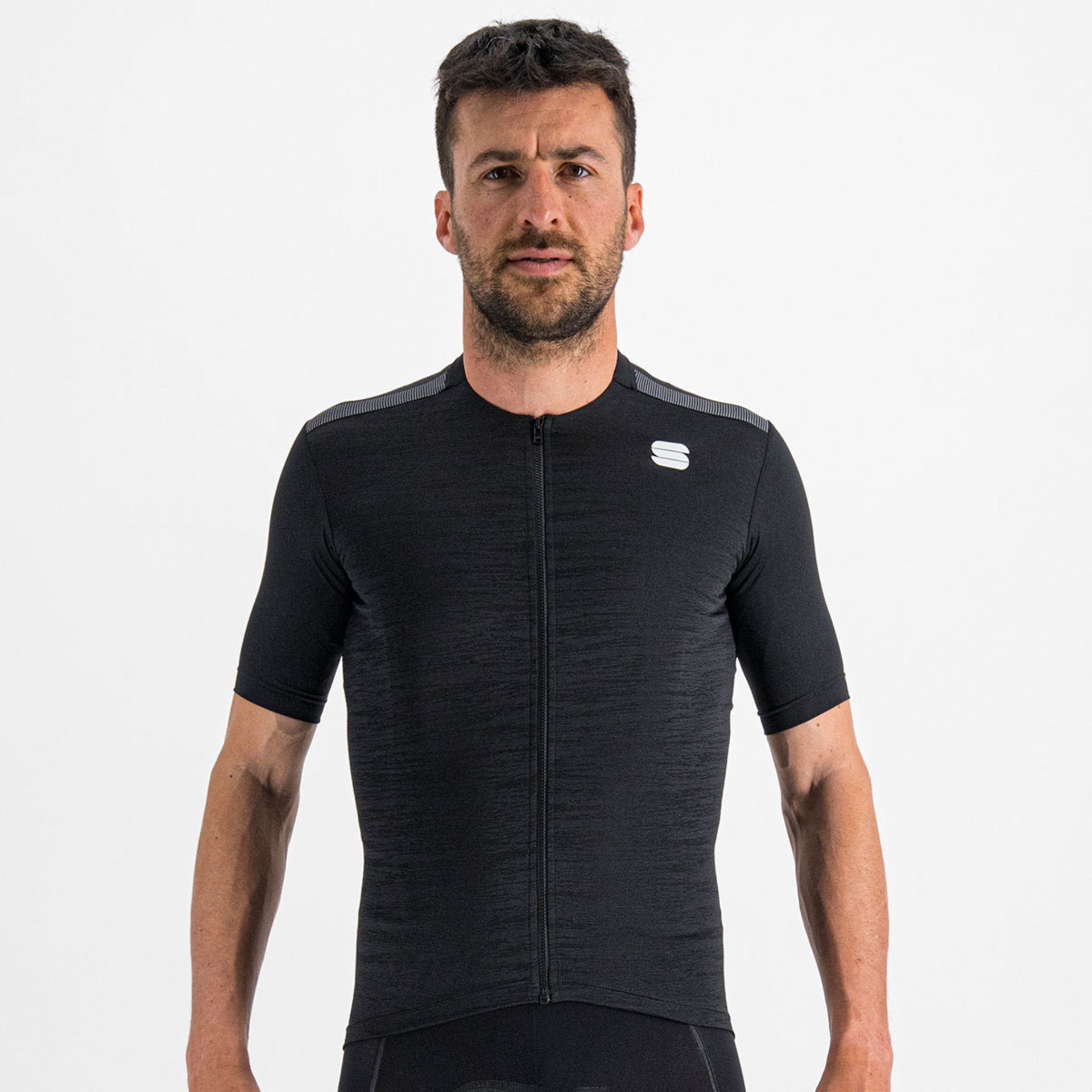 Sportful Supergiara Fietsshirt Korte Mouwen Zwart Heren
