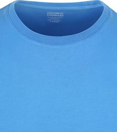 Colorful Standard T-shirt Pacific Blauw CS1001 Pacific Blue kopen