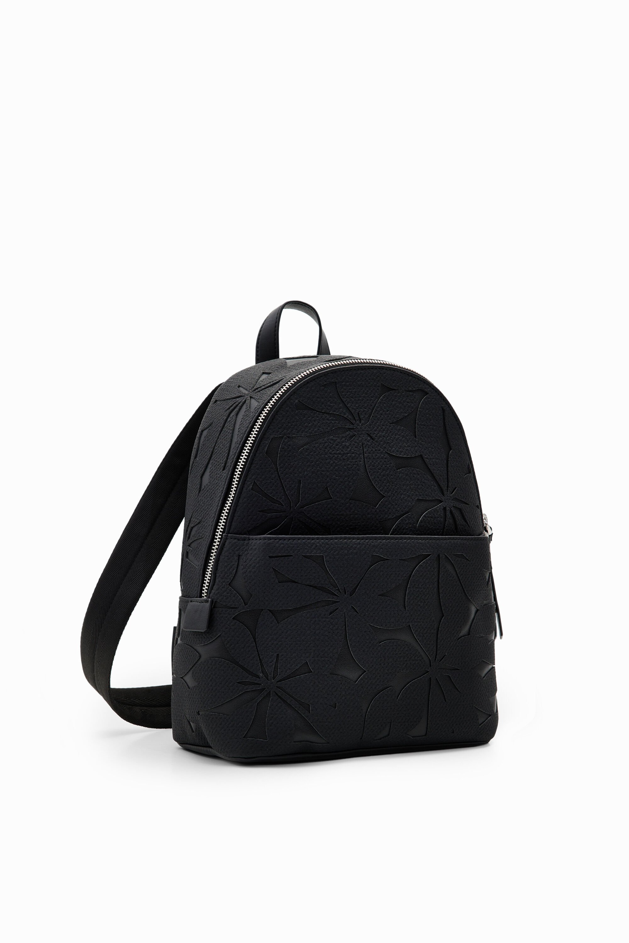 Petit sac à dos fleurs estampées