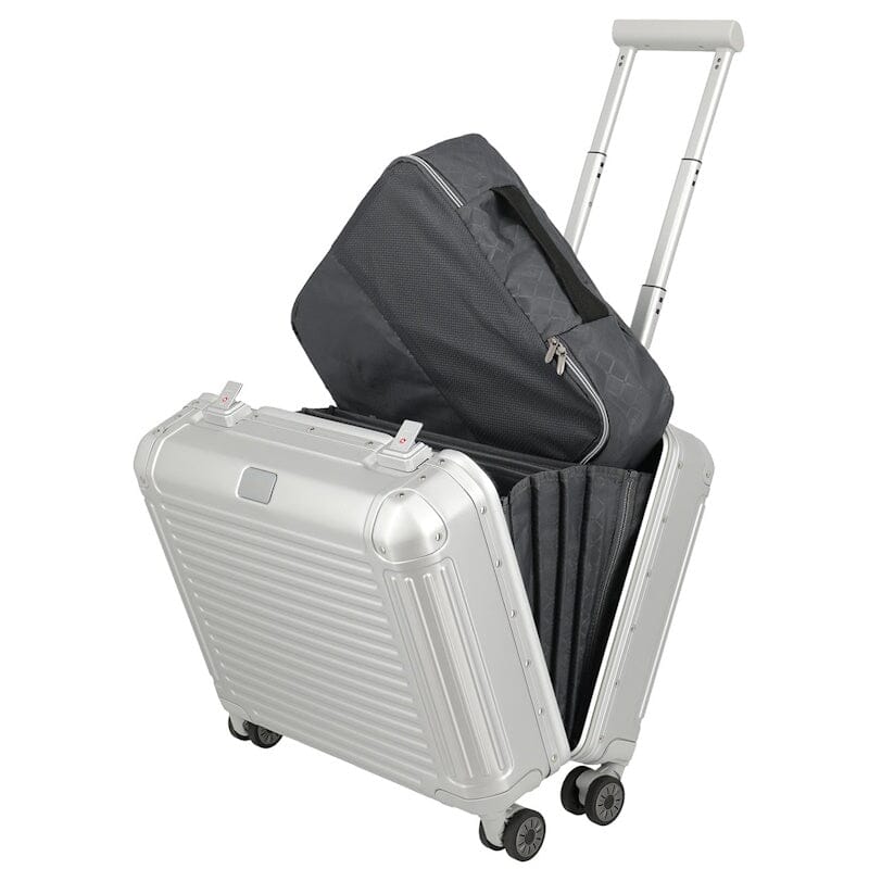 Travelite Next 4W Business Trolley Aluminium Silver