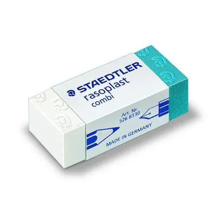 STAEDTLER® Rasoplast Combi Radierer für Bleistift und Tinte, 42 x 18 x 12mm