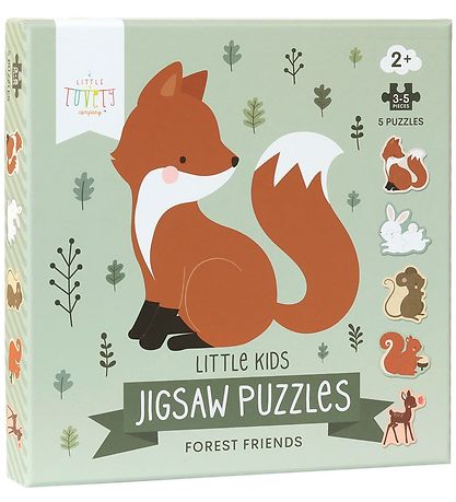 A Little Lovely Company Puzzlespiel - 5-I-1 - Forest Friends