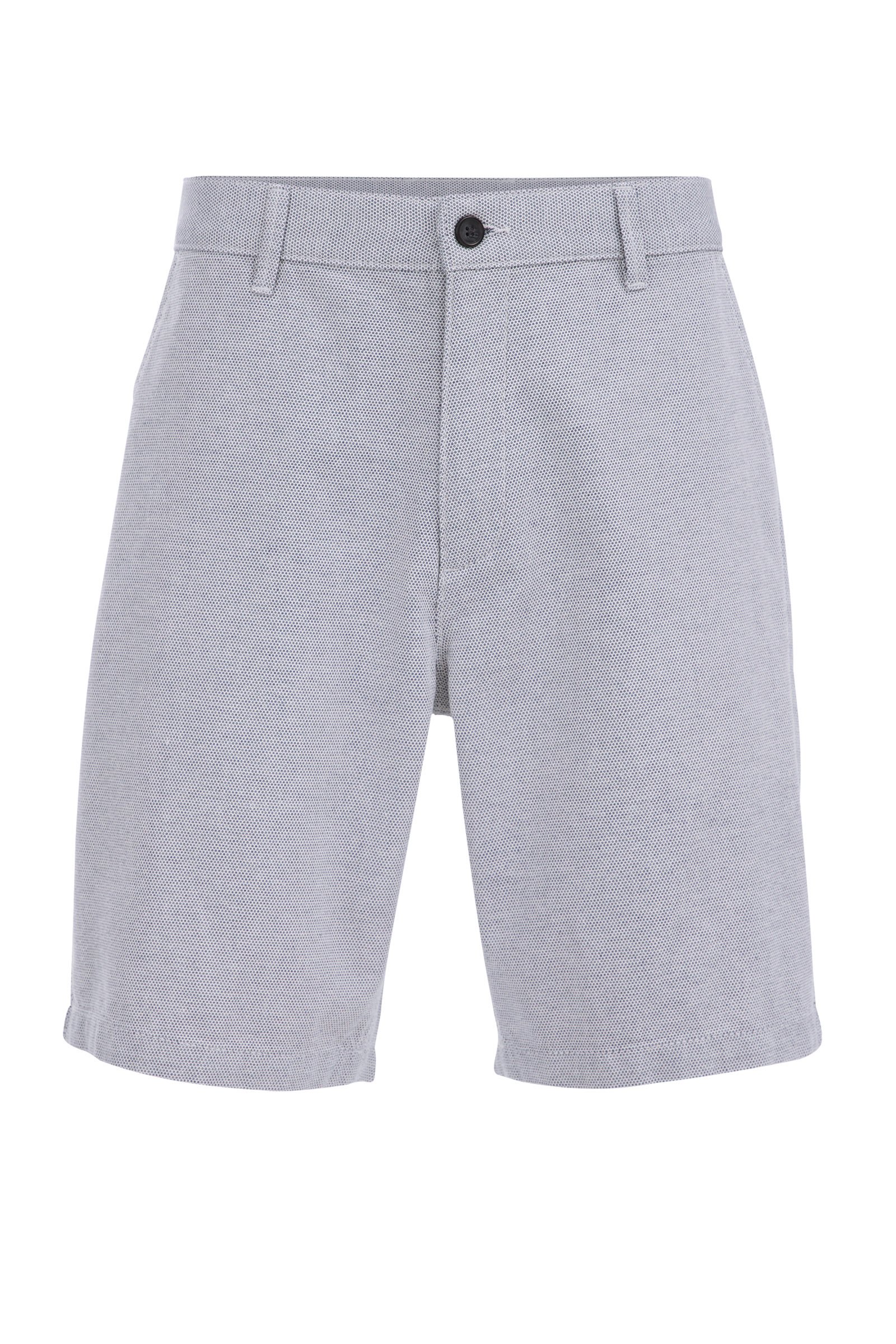 chinoshort met dessin WE Fashion Donkerblauw