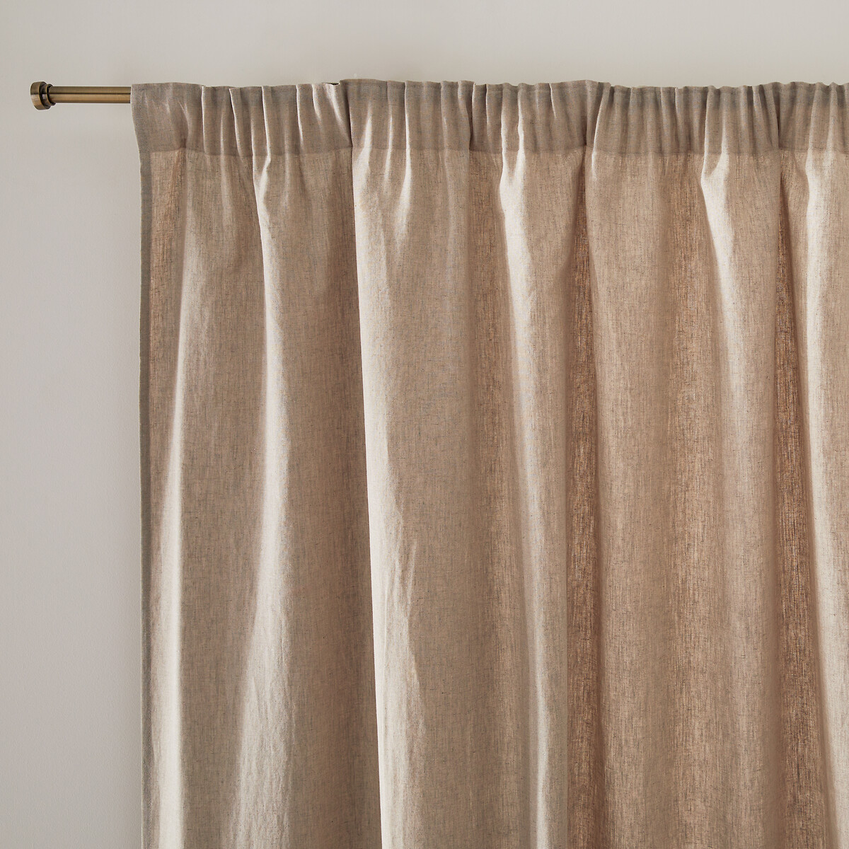 LA REDOUTE INTERIEURS<br>Cortina de linho lavado Onega