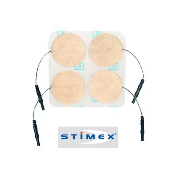 Eletrodos de neuroestimulação STIMEX - Redondos - 2 pares - 50 mm