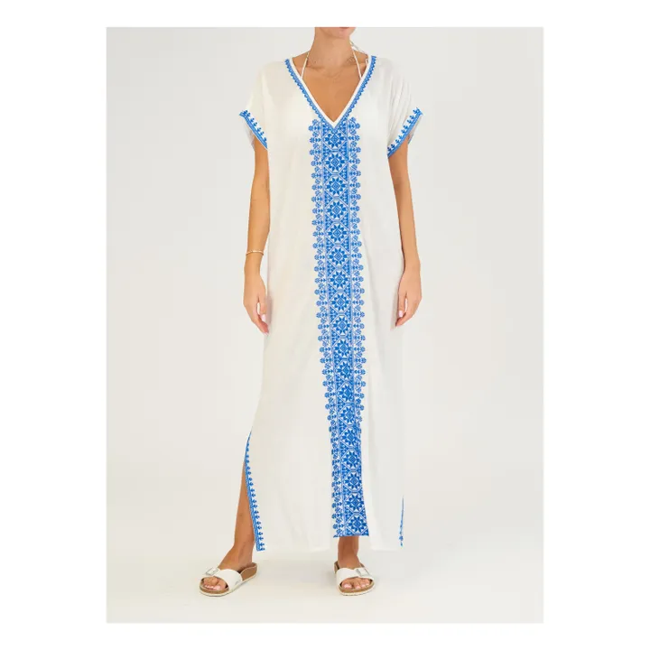 M.A.B.E. Robe Longue Serra | Bleu