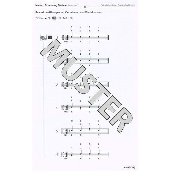 Leu Verlag D.Stein Modern Drumming Basics