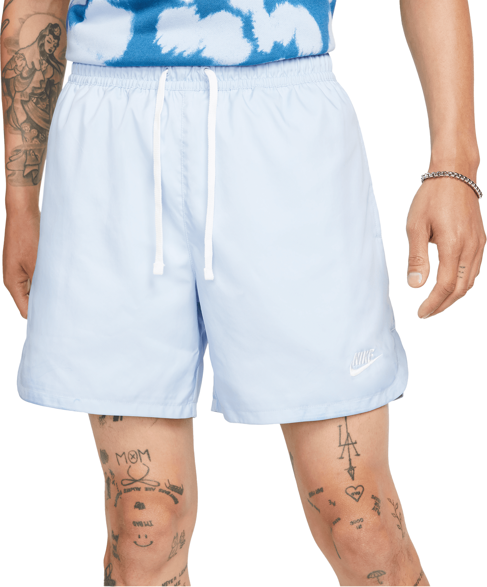 Nike Woven Lined Flow Short Blau Weiss F548
