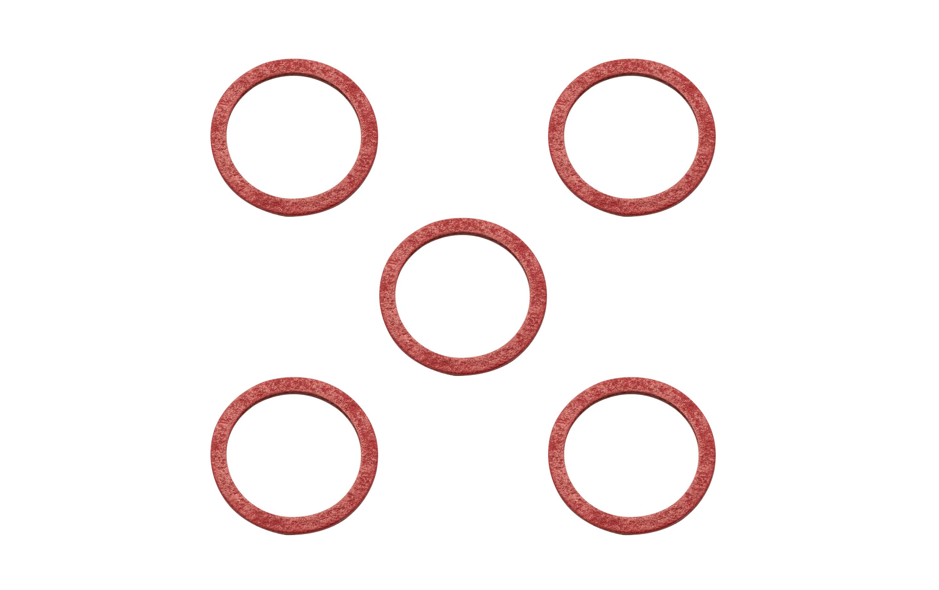 Gummidichtung 17 mm 5 StückFiberdichtung, 5 Stück