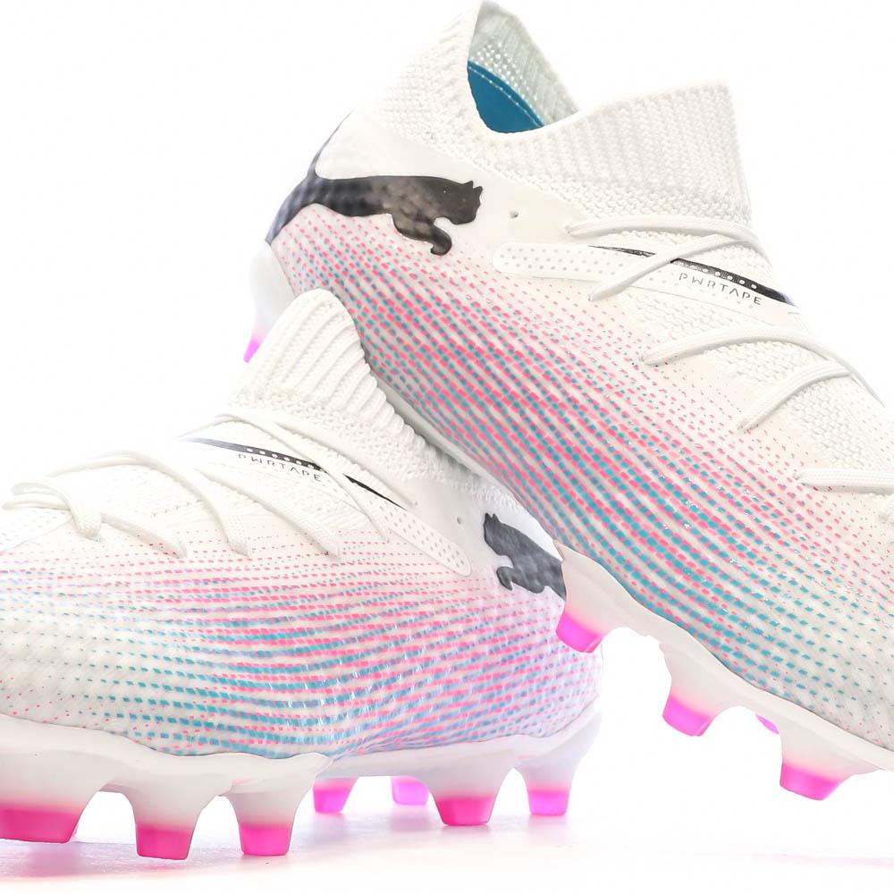 Puma Chaussures de football Blanc/Rose Homme Puma Future 7 Pro FG/AG