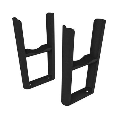 Eastbrook Rivassa voetsteuntjes voor 3 koloms radiator zwart mat
