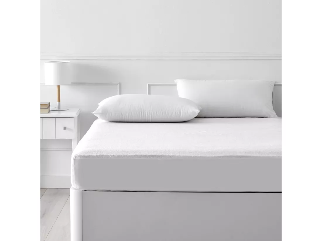 Protège-matelas en tissu éponge Aloe vera