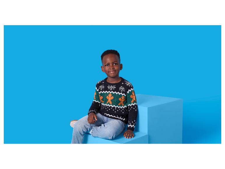 Gebreide kinder kersttrui
