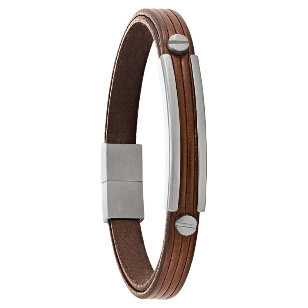 Bracelet homme Jourdan Eos marron