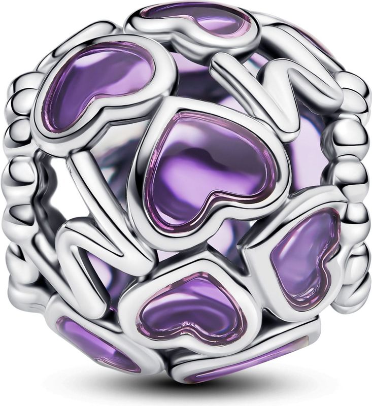 Pandora - Openwork Hearts Mum Charm - Bedel