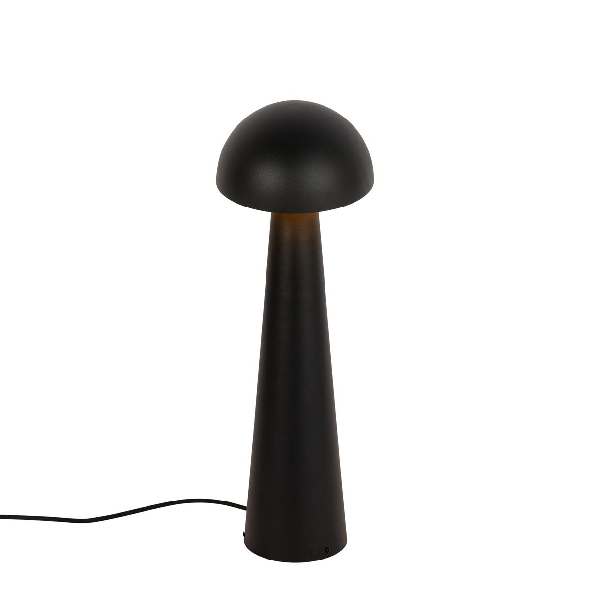 Buiten vloerlamp zwart 65 cm - Mushroom