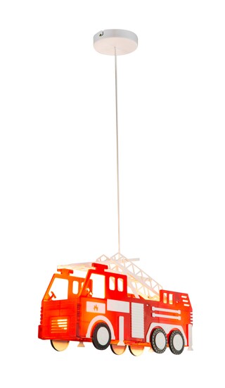 GLOBO Retrofit Kinderlampe Pendel KITA Feuerwehr