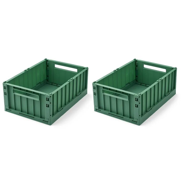 LIEWOOD - Weston Aufbewahrungsbox, M, dusty ivy (2er-Set)