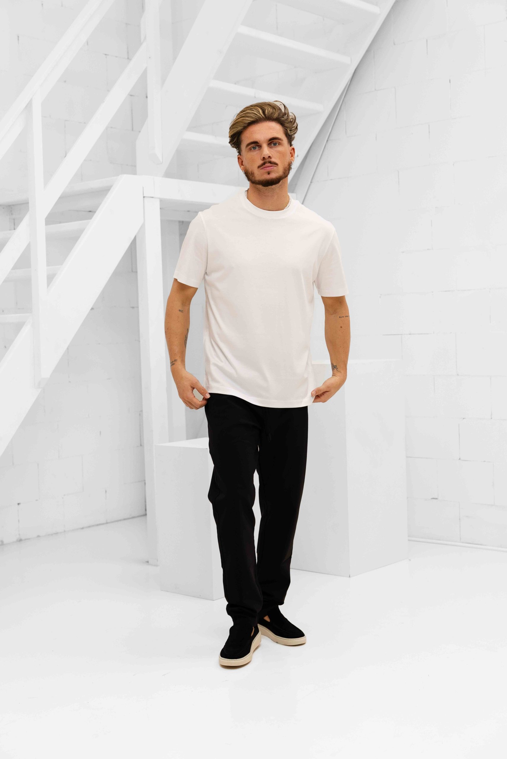 Cou7ure Essentials Reflection T-Shirt Heren Wit