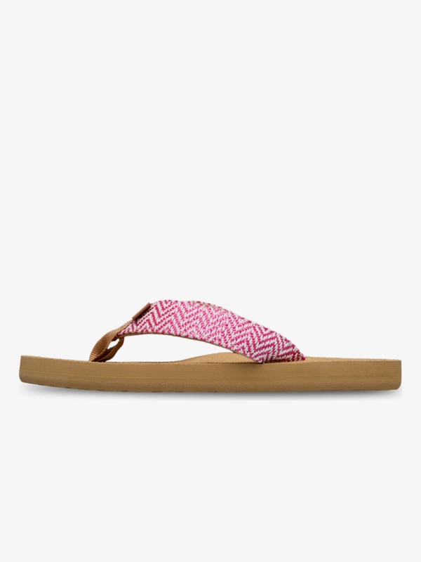 Rg Porto Raffia Sandales Rouge Fille