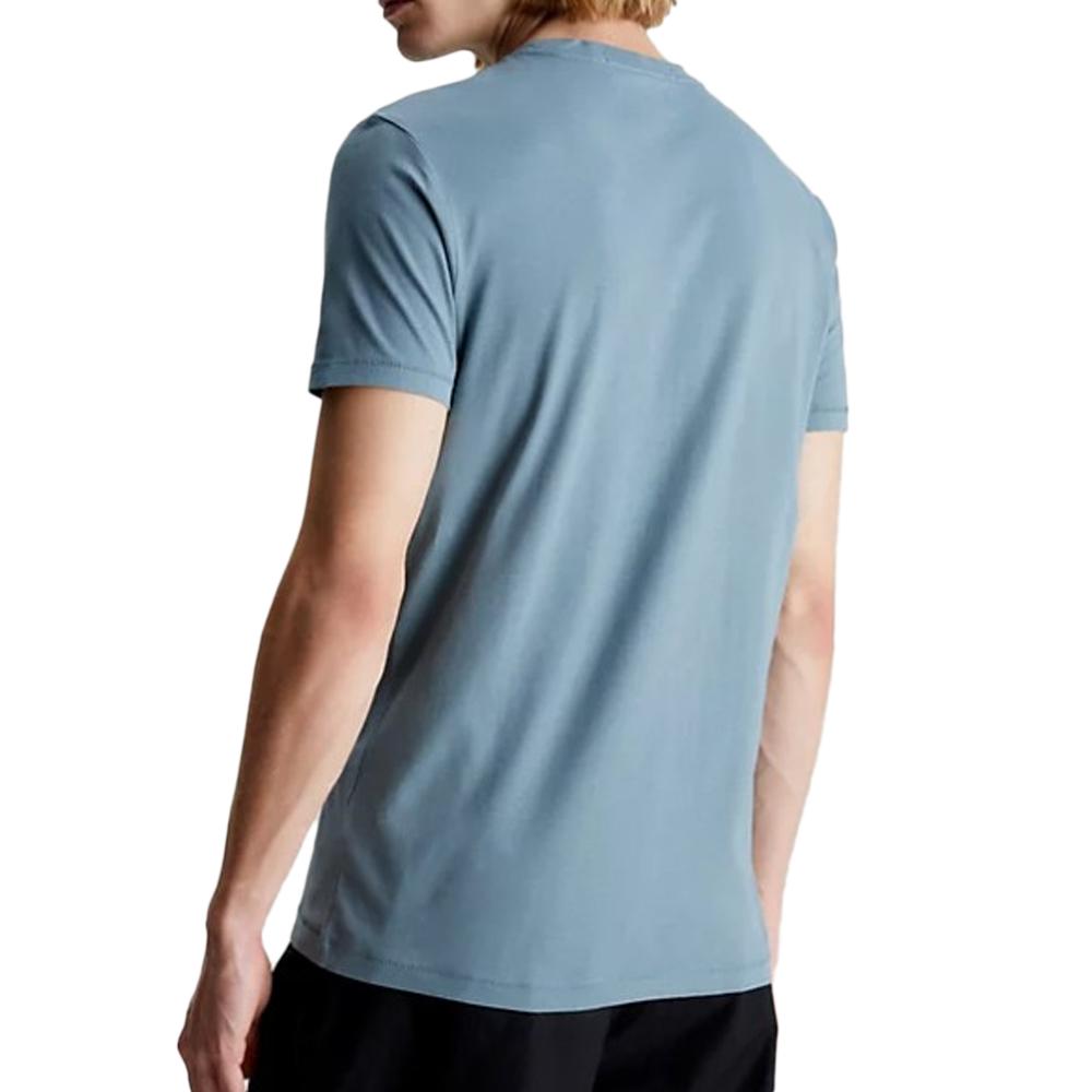 Calvin Klein Jeans T-shirt Bleu/Jaune Homme Calvin Klein Jeans Two Tone Monogram