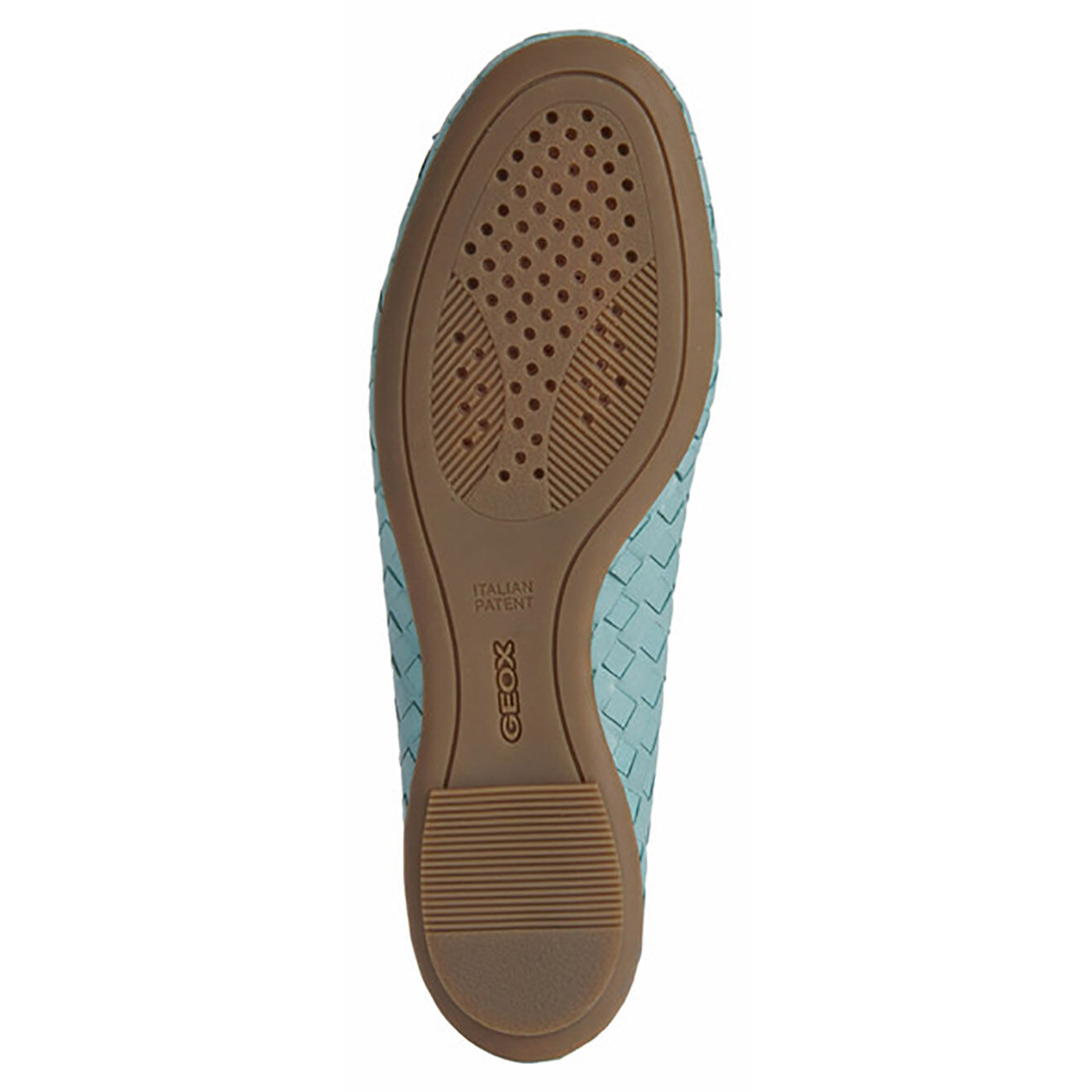 Geox Ballerines en Cuir Palmaria sauge