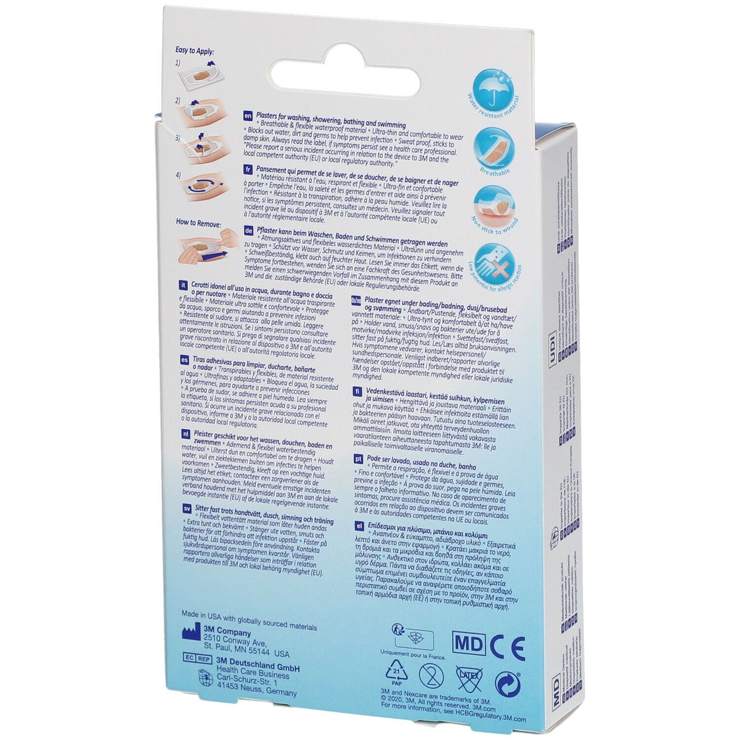 Nexcare™ aqua clear Maxi waterproof 60 x 88 mm