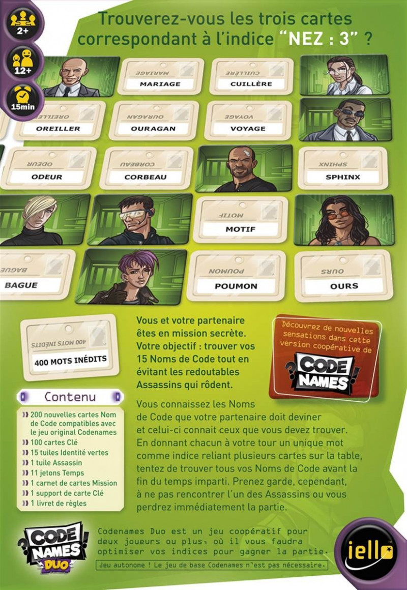 Codenames : Duo