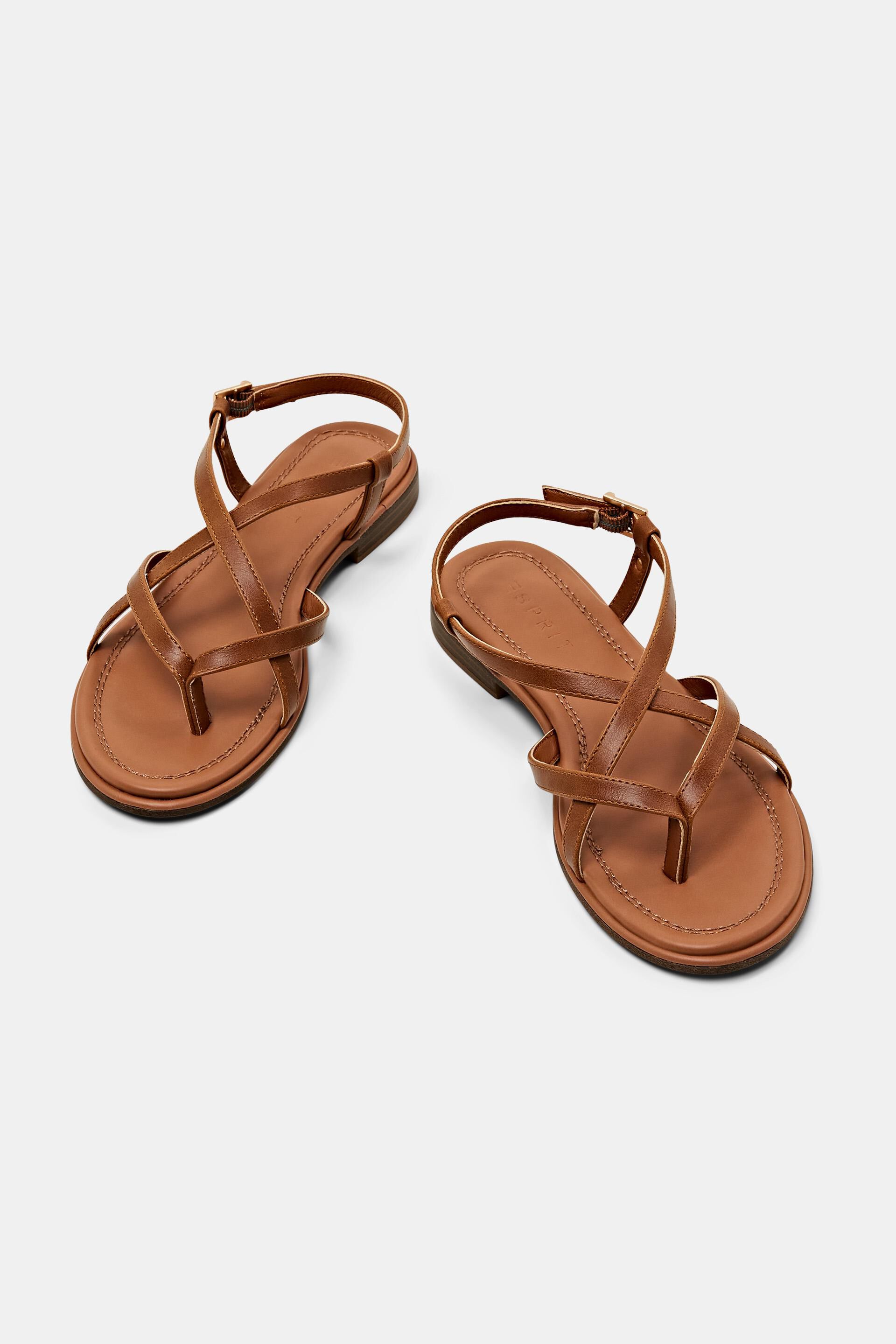 Sandales en similicuir à entredoigt