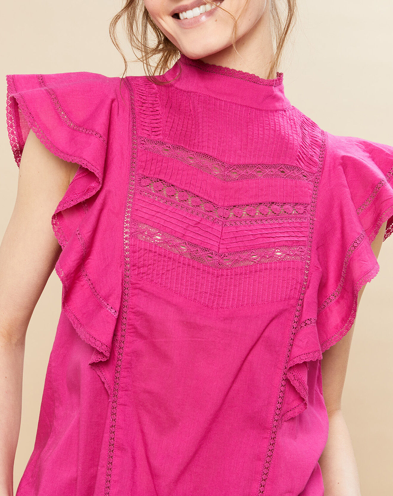 Hartford Top Hedine fushia
