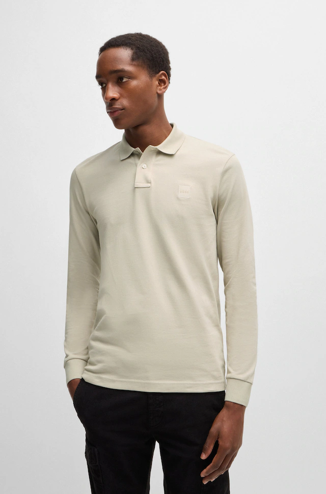 BOSS ORANGE Poloshirt »Passerby«, mit BOSS-Logobadge