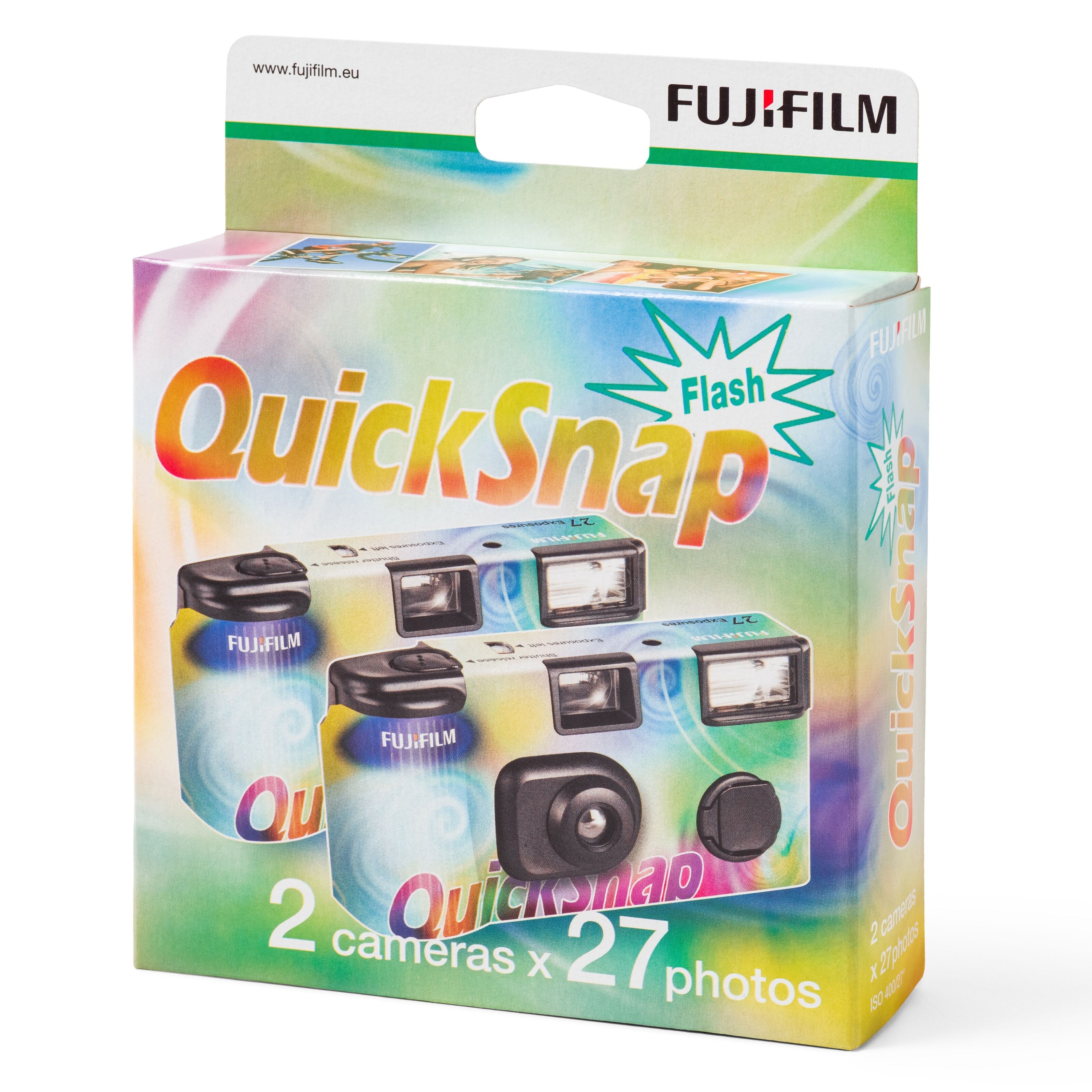 Fujifilm QuickSnap Flash Engangskamera 27 bilder 2-pk.