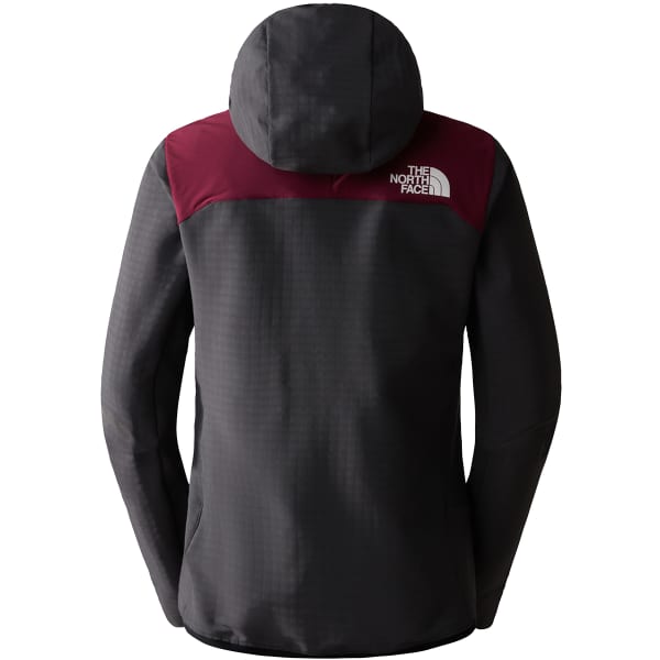 Veste polaire randonnée THE NORTH FACE W DAWN TURN HYBRID VENTRIX MIDLAYER ASPHALT GREY/BOYSENBERRY