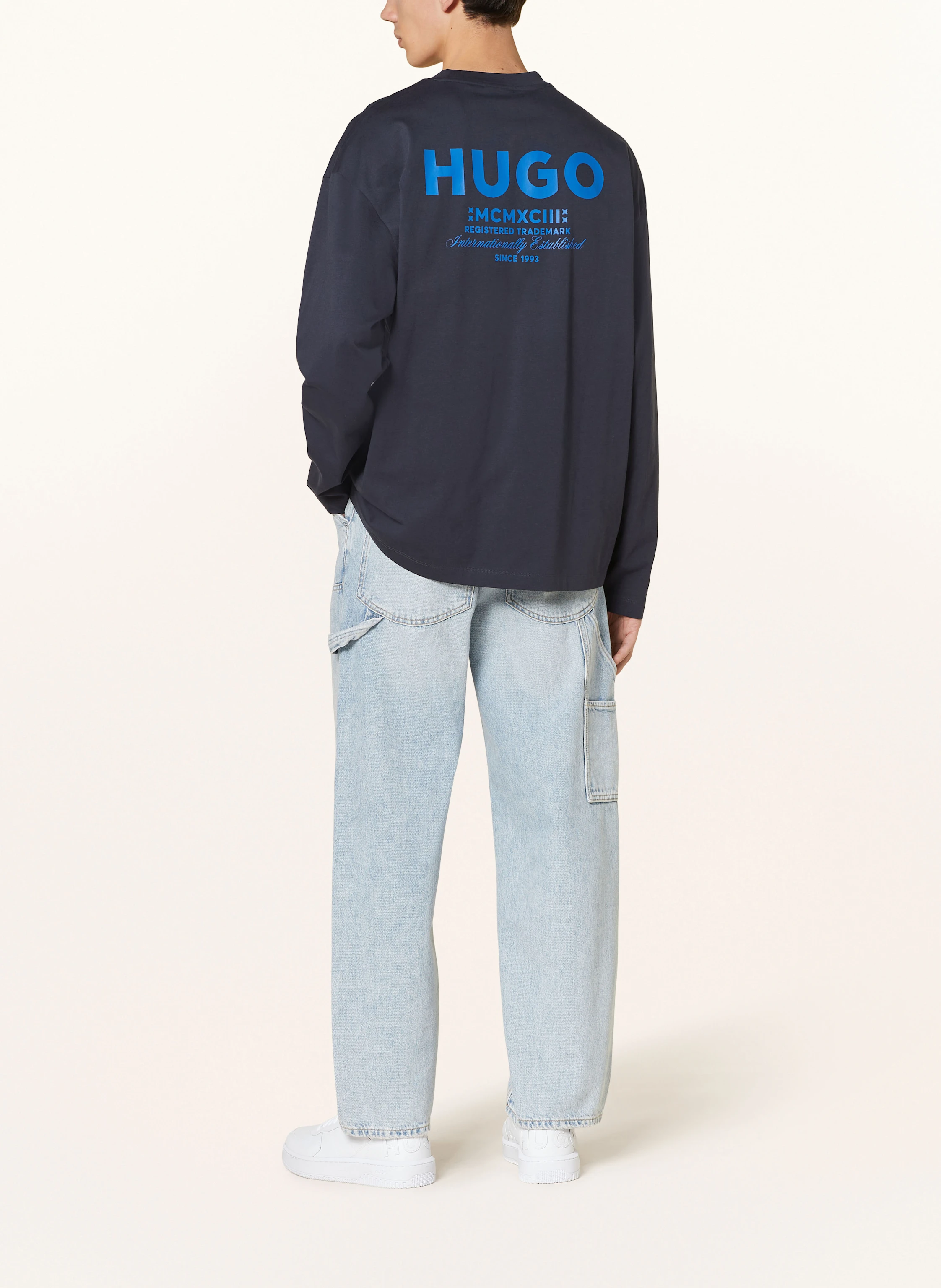 HUGO BLUE Longsleeve NICHABOSO