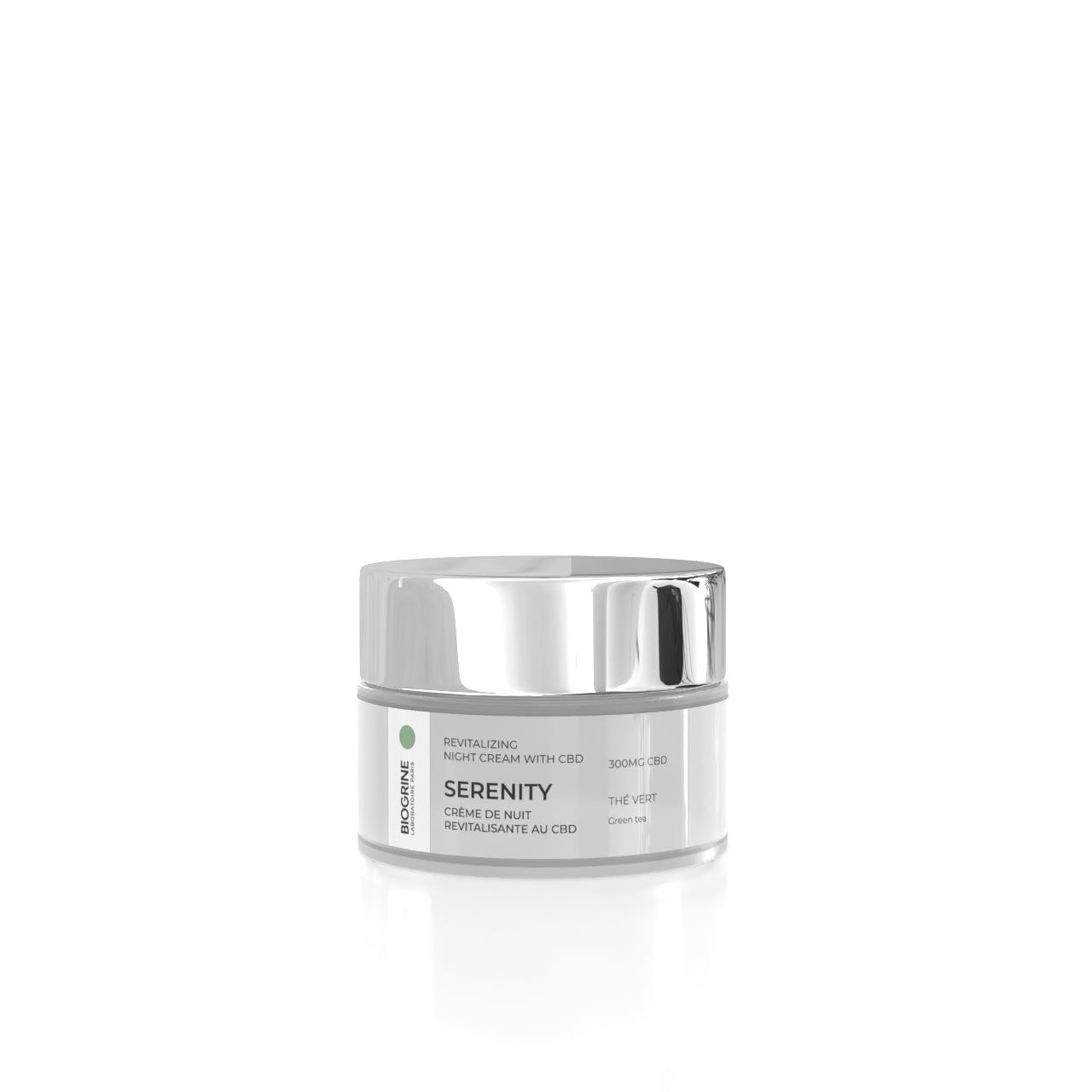 BIOGRINE „SERENITY“ REVITALISIERENDE CBD-NACHTCREME GRÜNER TEE