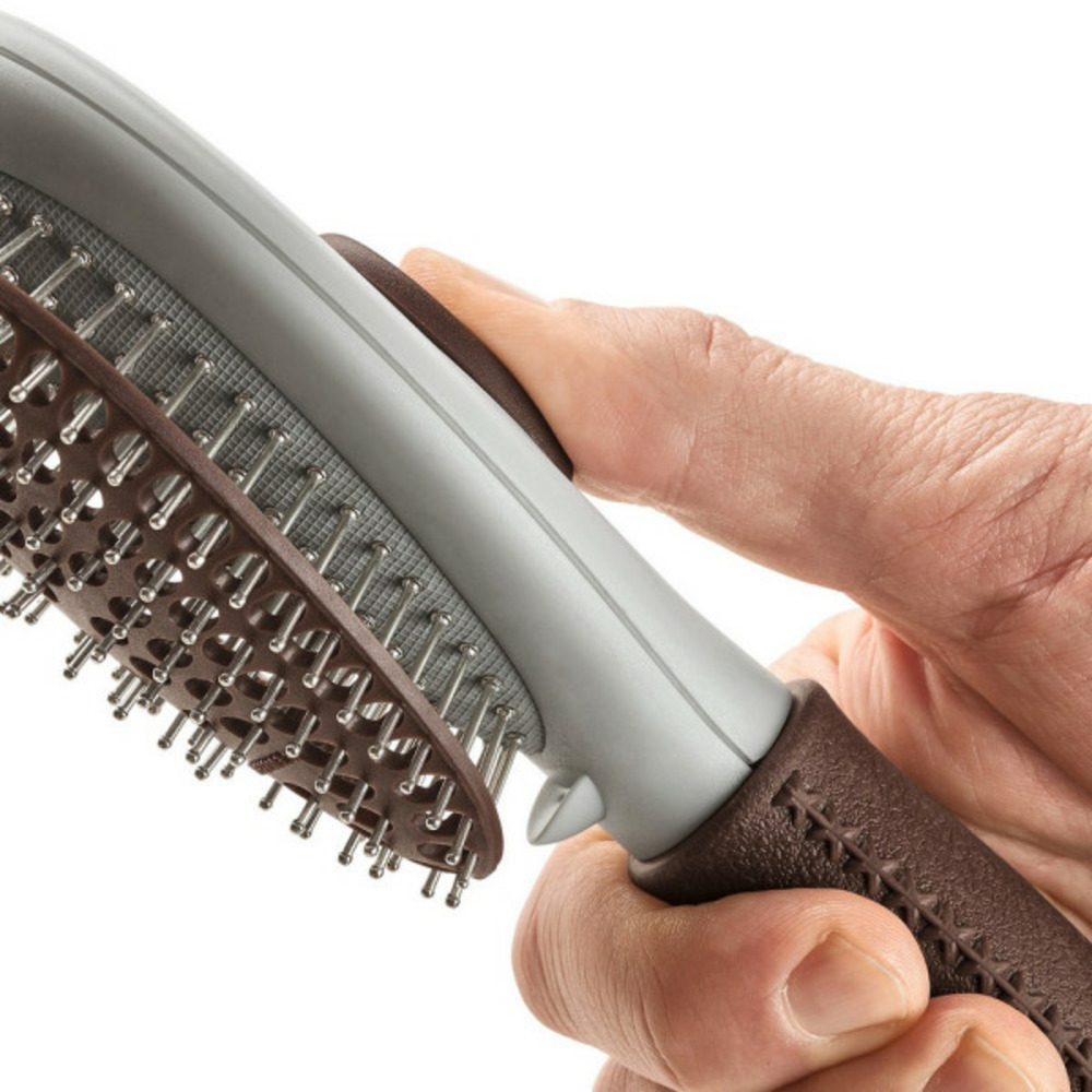 Brosse démêlante auto-nettoyant