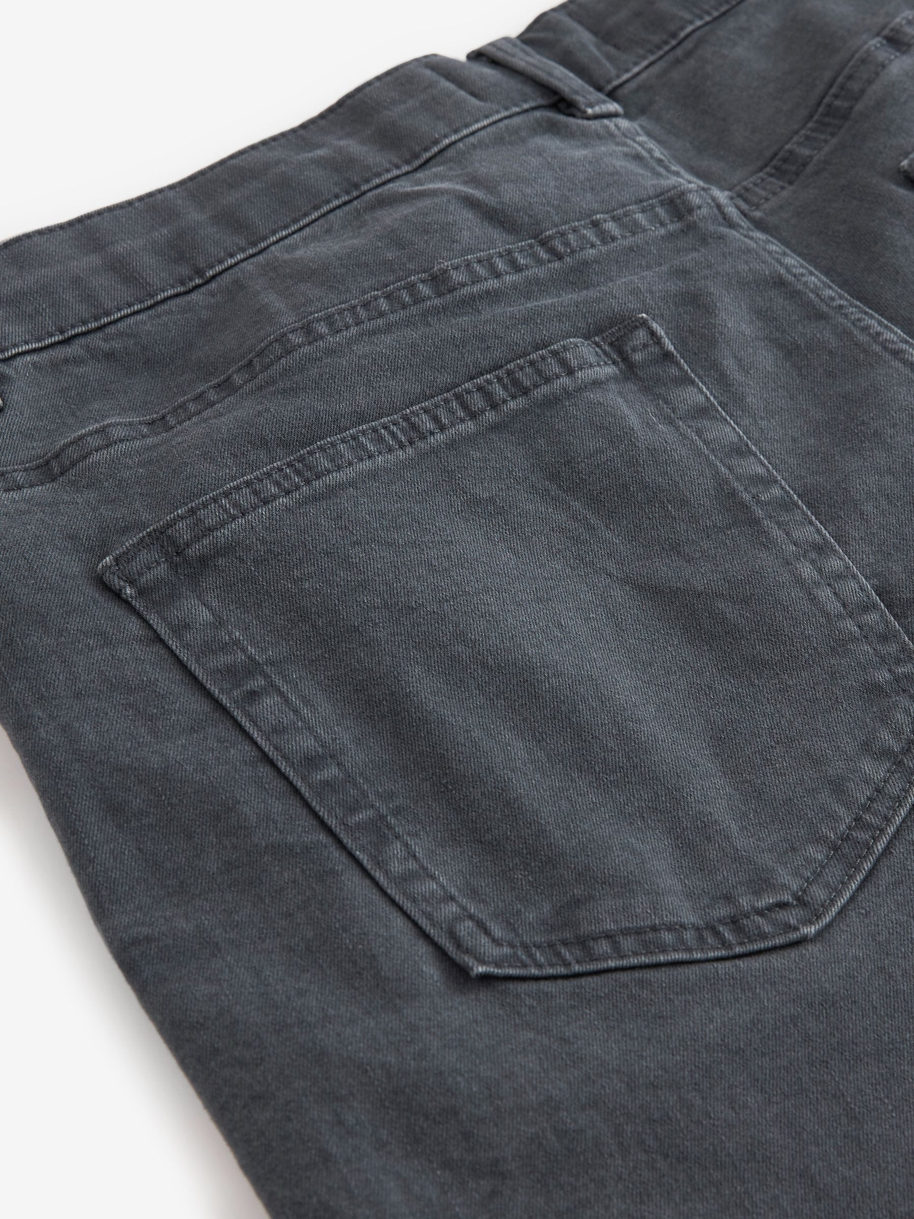 Antracietgrijs - Rechte, klassieke jeans met stretch